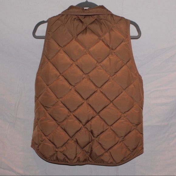 JCrew Quilted Puffer Jacket in Tan - Picture 3 of 5
